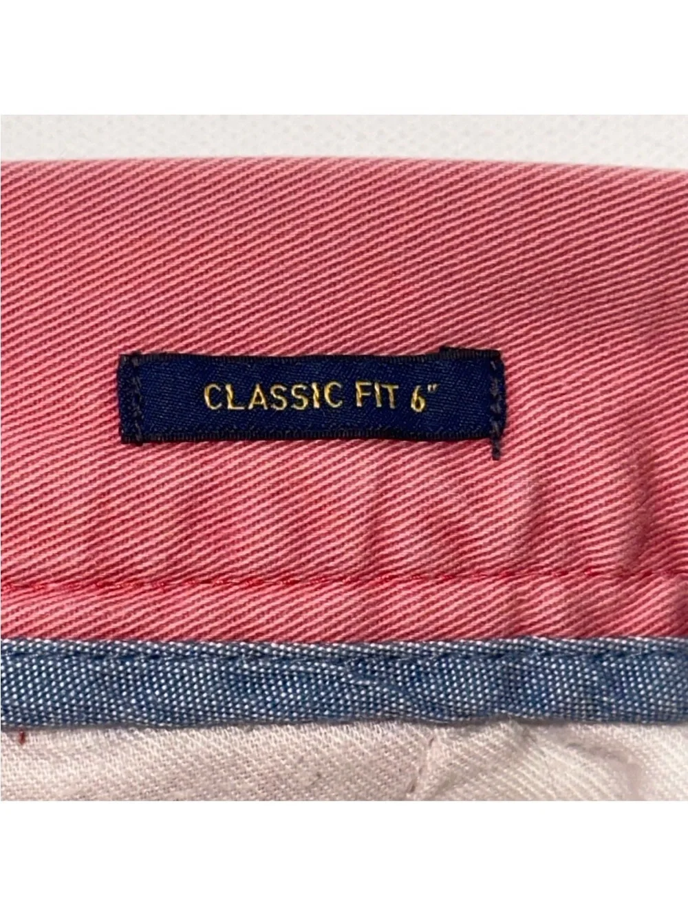 Polo Ralph Lauren Men’s 33 Classic Fit 6” Chino Shorts Salmon Pink Cotton